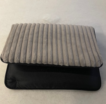 Cord-Fellimitat Comfortdecke antislip 70x50 cm  grau